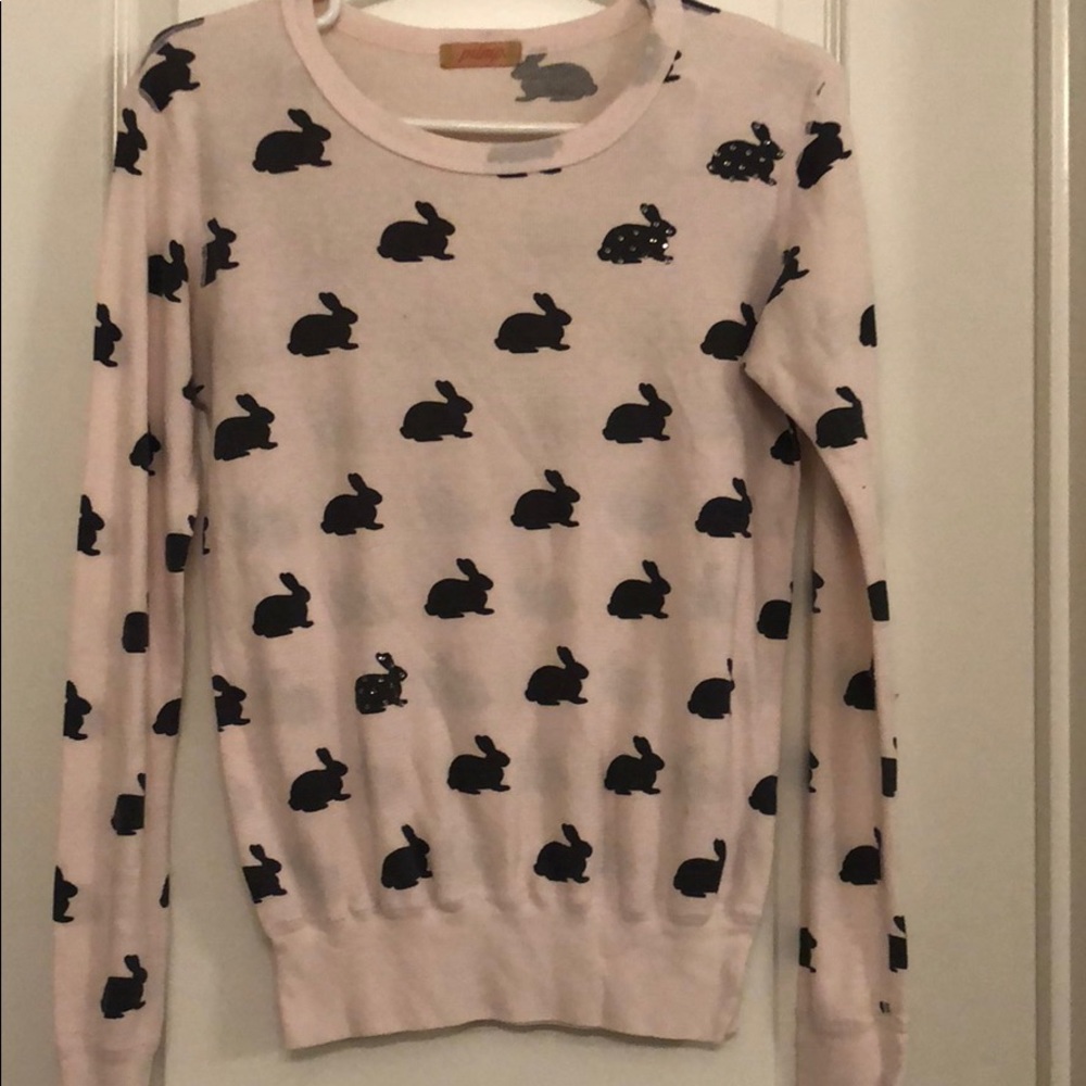 Pink bunny thermal w bling